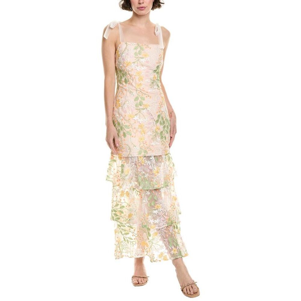 Beulah Womens 2Pc Top & Skirt Set, Beige